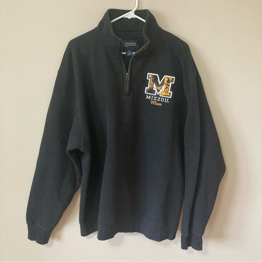 Jansport Mizzou Mom Quarter Zip 2X